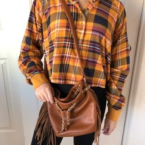 ♡BROWN BOHO BAG♡